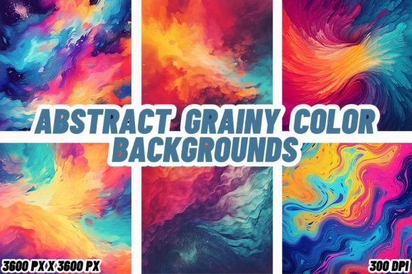 Abstract Grainy Color Backgrounds: A Designer's Guide to Texture and Vibrancy
