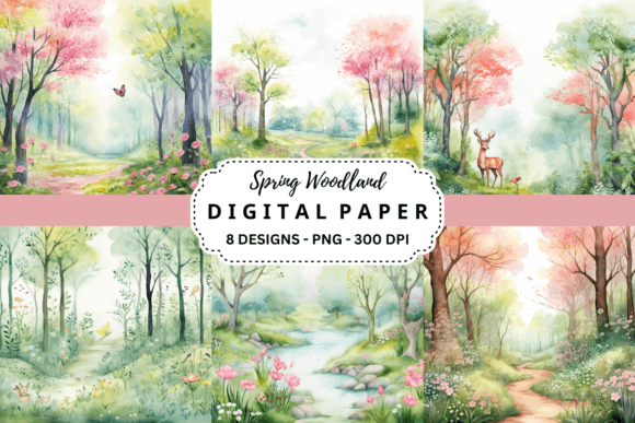 Capturing the Freshness of the Season with Spring Woodland Backgrounds