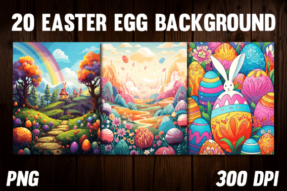 Easter Egg Backgrounds for Covers 2: A Designer's Guide