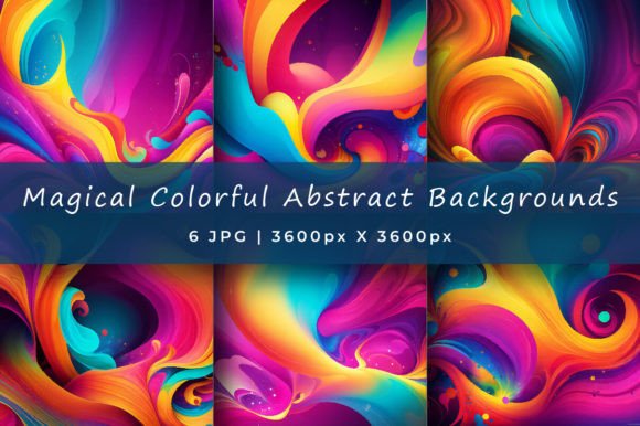 Enchanting Abstract Backgrounds for Vibrant Designs