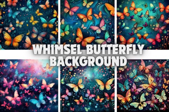Enchanting Visuals: The Whimsel Butterfly Backgrounds Collection
