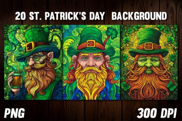 Irish Enchantment: St. Patrick's Day Backgrounds for Covers