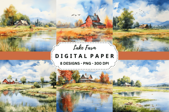 Lake Farm Backgrounds: A Designer's Visual Toolkit