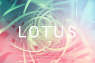 Lotus Colorful Spiral Backgrounds for Vibrant Design