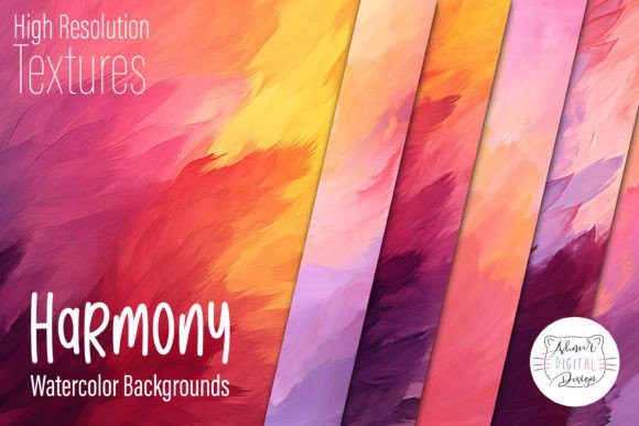 Watercolor Harmony Backgrounds: A Designer's Secret Weapon